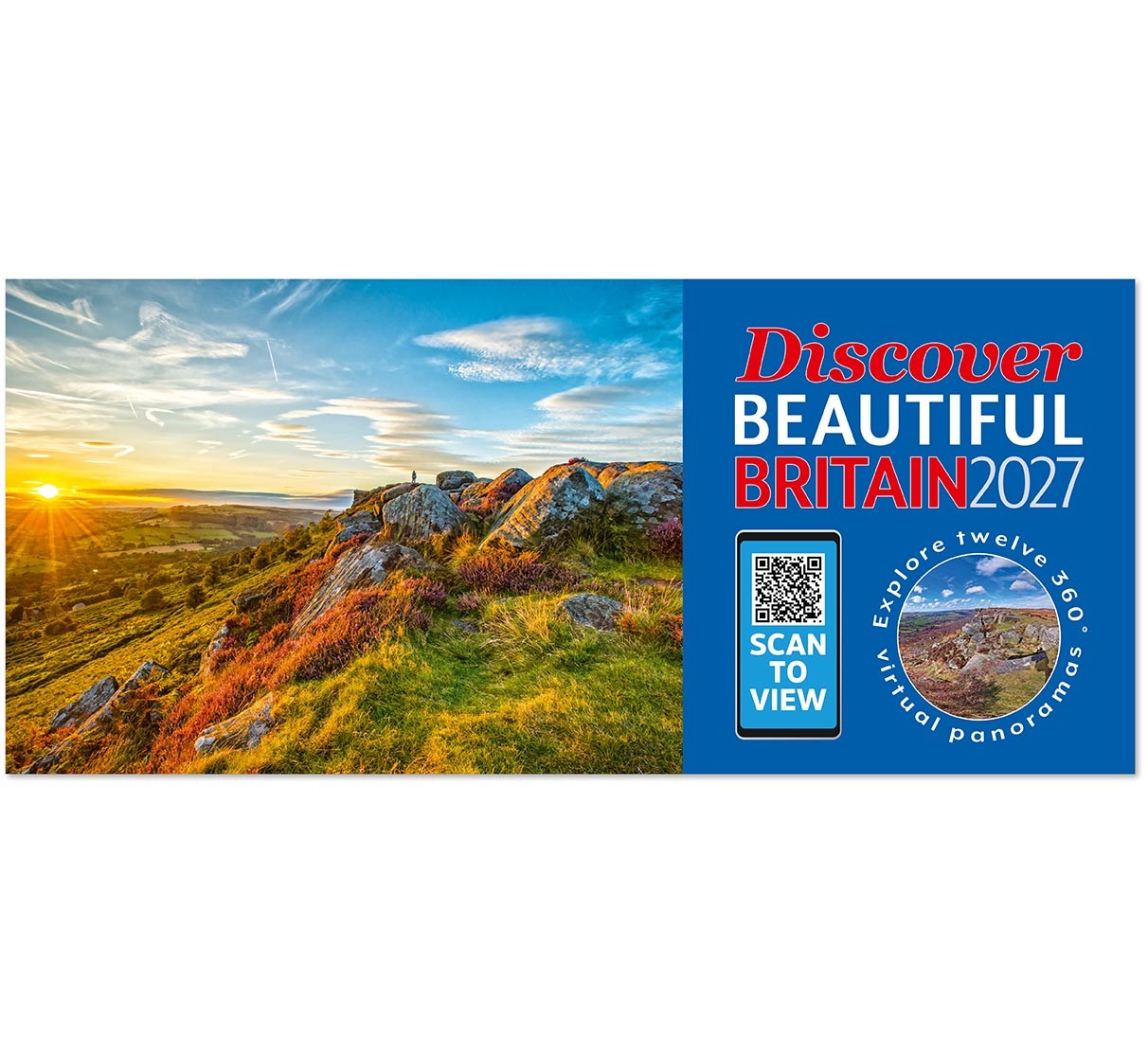 Discover Beautiful Britain Desk Calendar