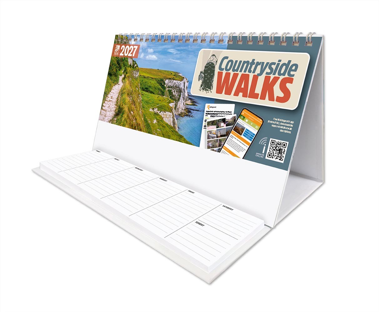 Countryside Walks Task Station Desk Calendar