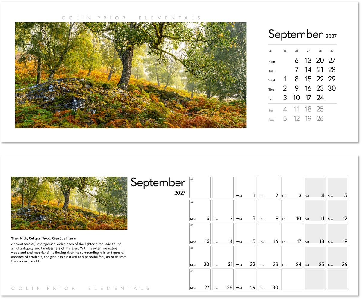 Colin Prior Note Station Desk Calendar 