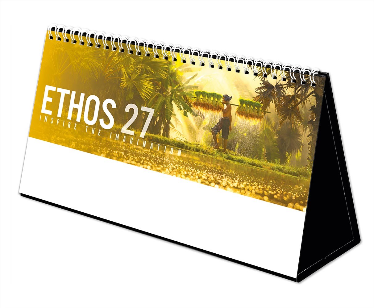 Ethos Premium Lined Easel Desk Calendar