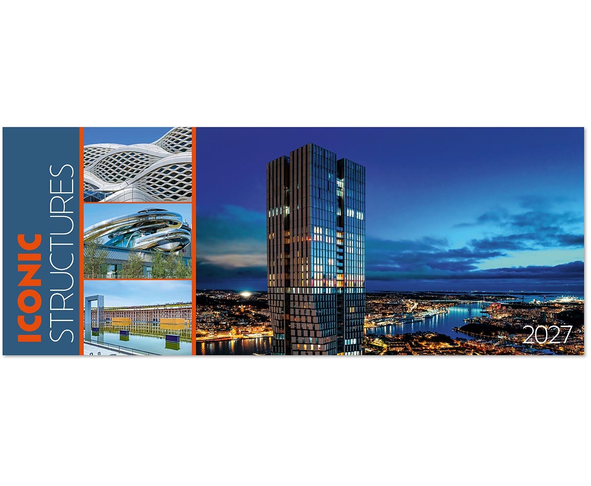 Iconic Structures Desk Calendar