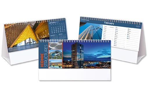Iconic Structures Desk Calendar