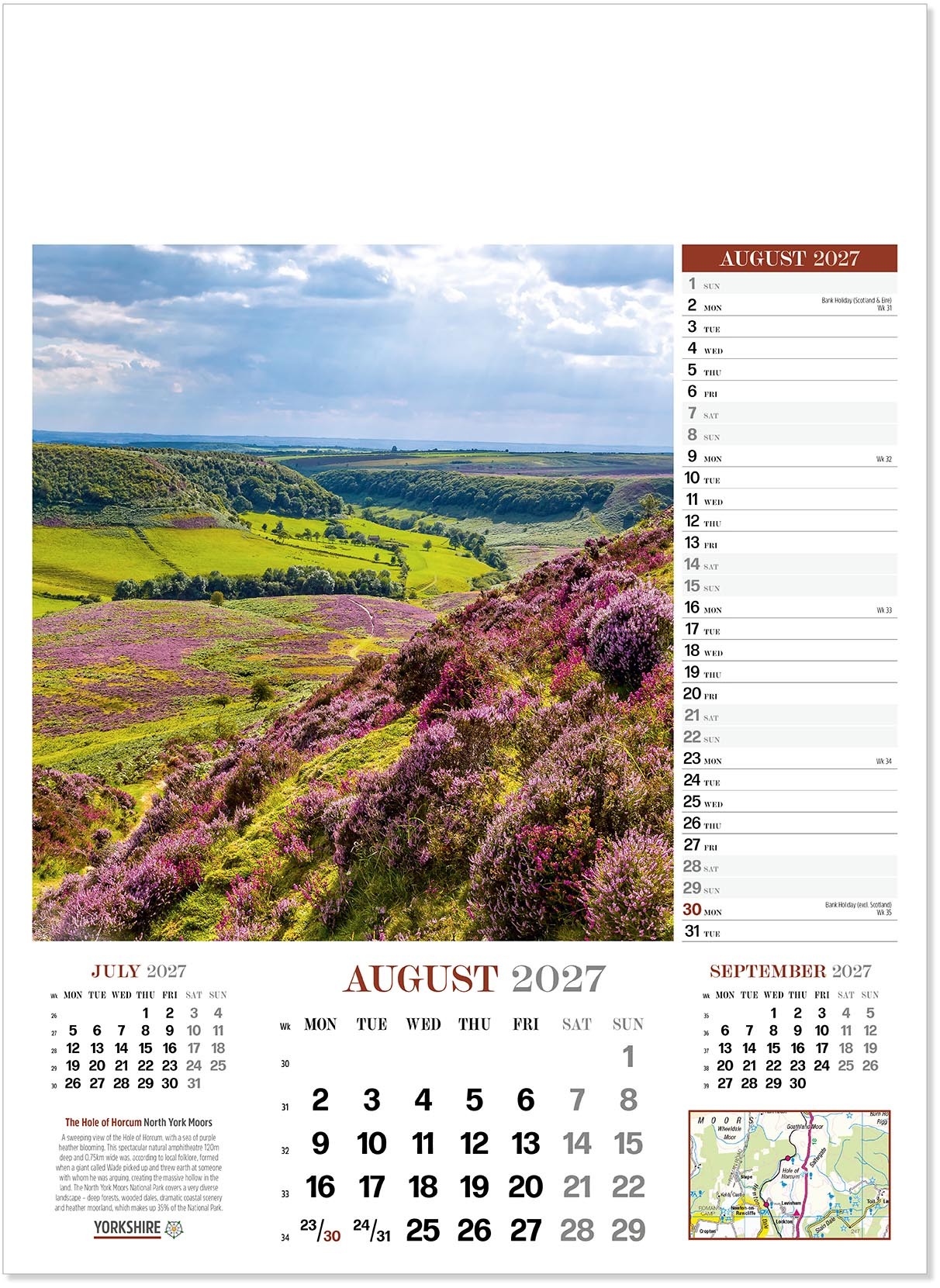 Yorkshire Calendar