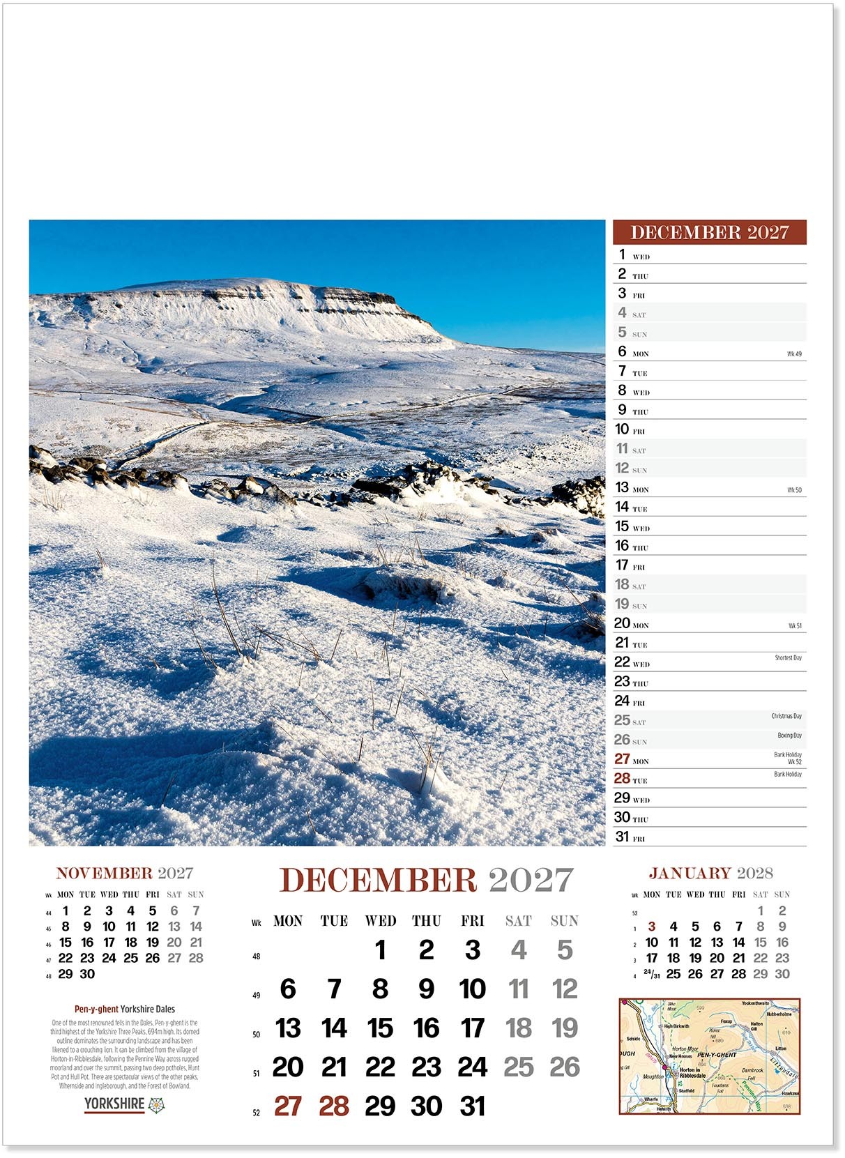 Yorkshire Calendar