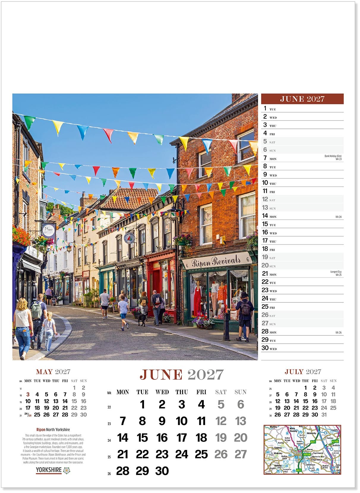 Yorkshire Calendar
