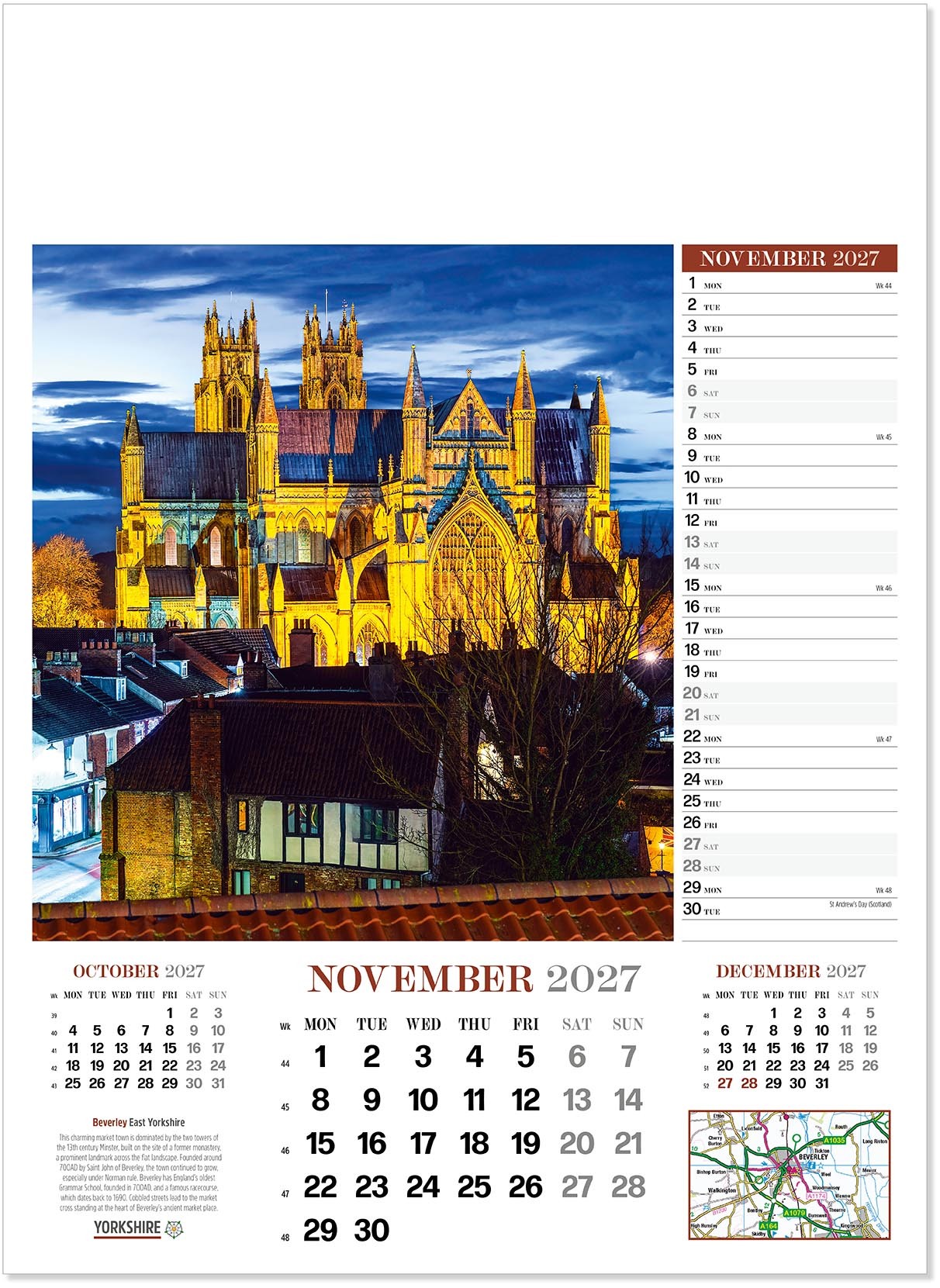 Yorkshire Calendar