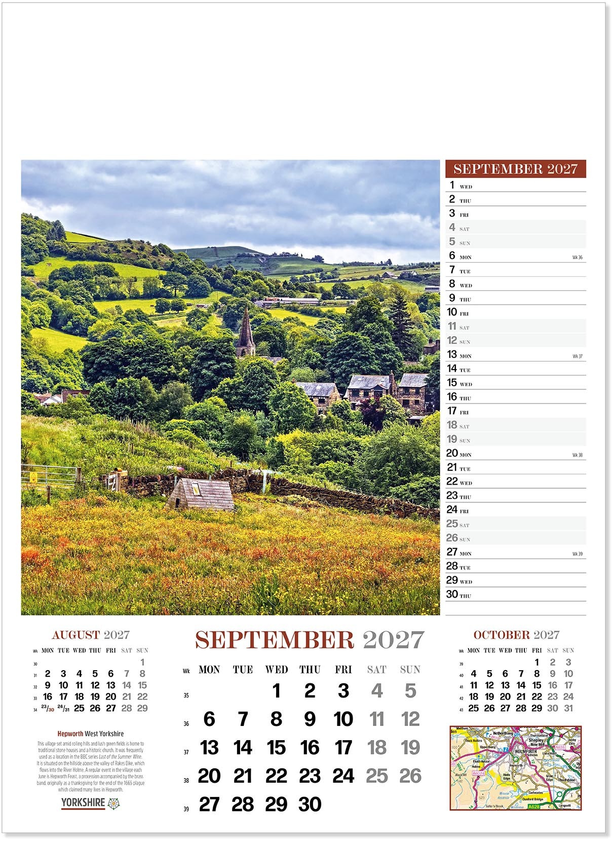 Yorkshire Calendar