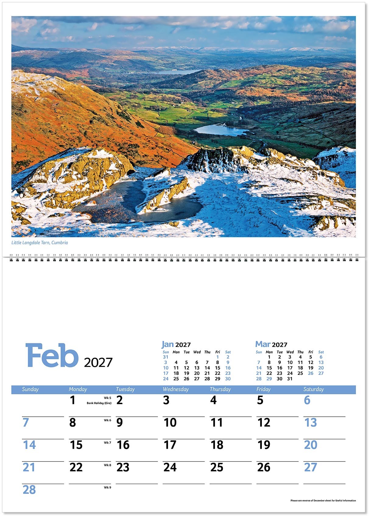 Beautiful Britain Postage Saver Calendar