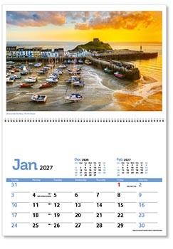 Beautiful Britain Postage Saver Calendar