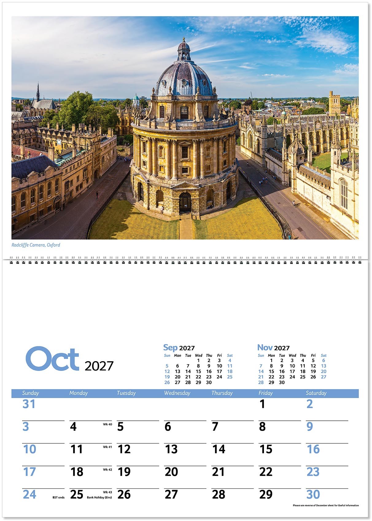 Beautiful Britain Postage Saver Calendar