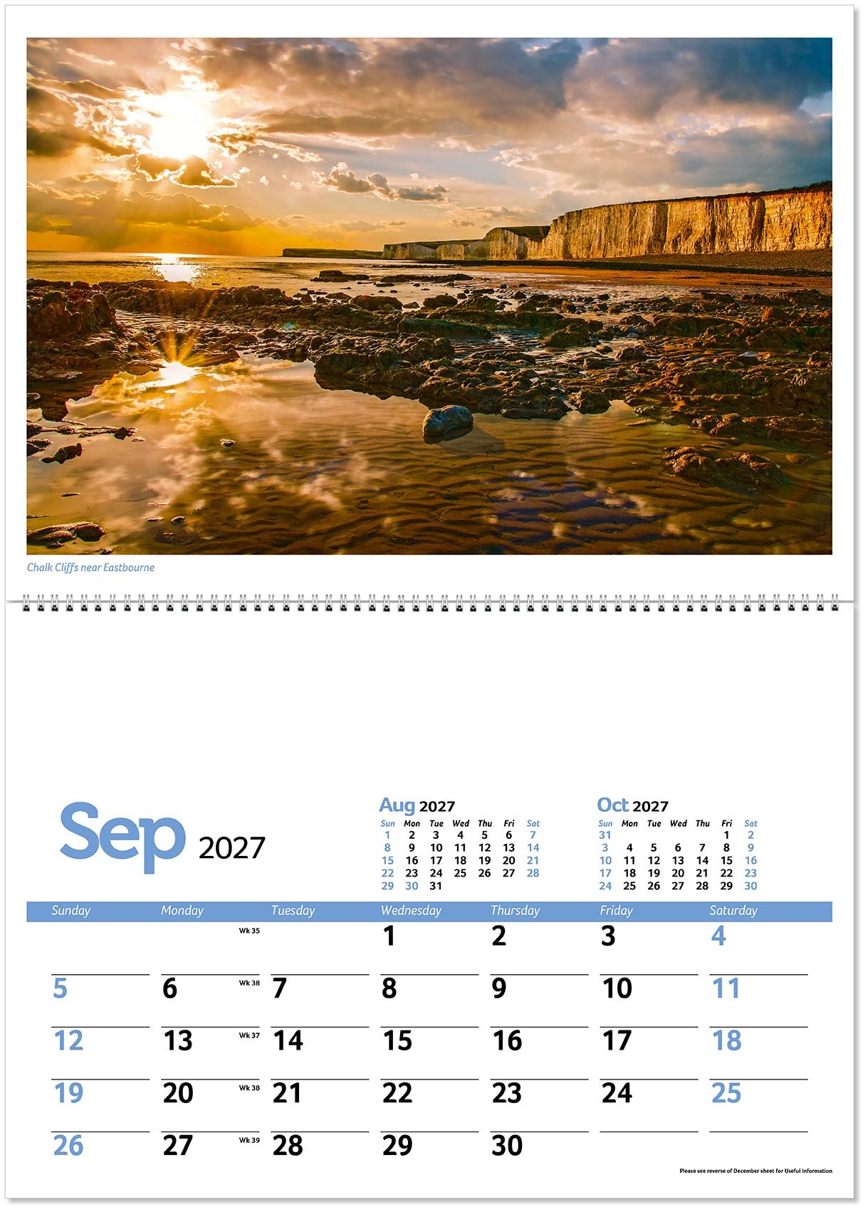 Beautiful Britain Postage Saver Calendar