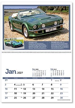 Classic Marques Past and Present Postage Saver Calendar
