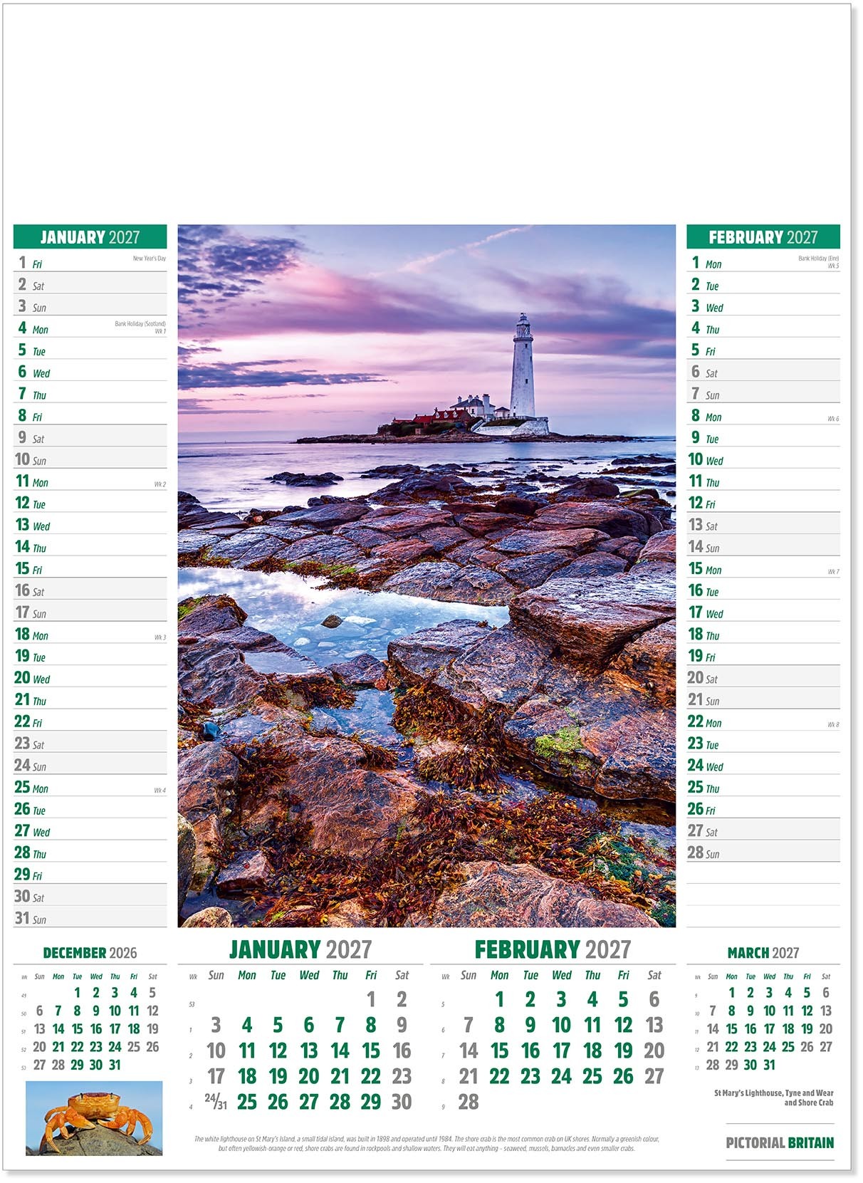 Pictorial Britain Calendar