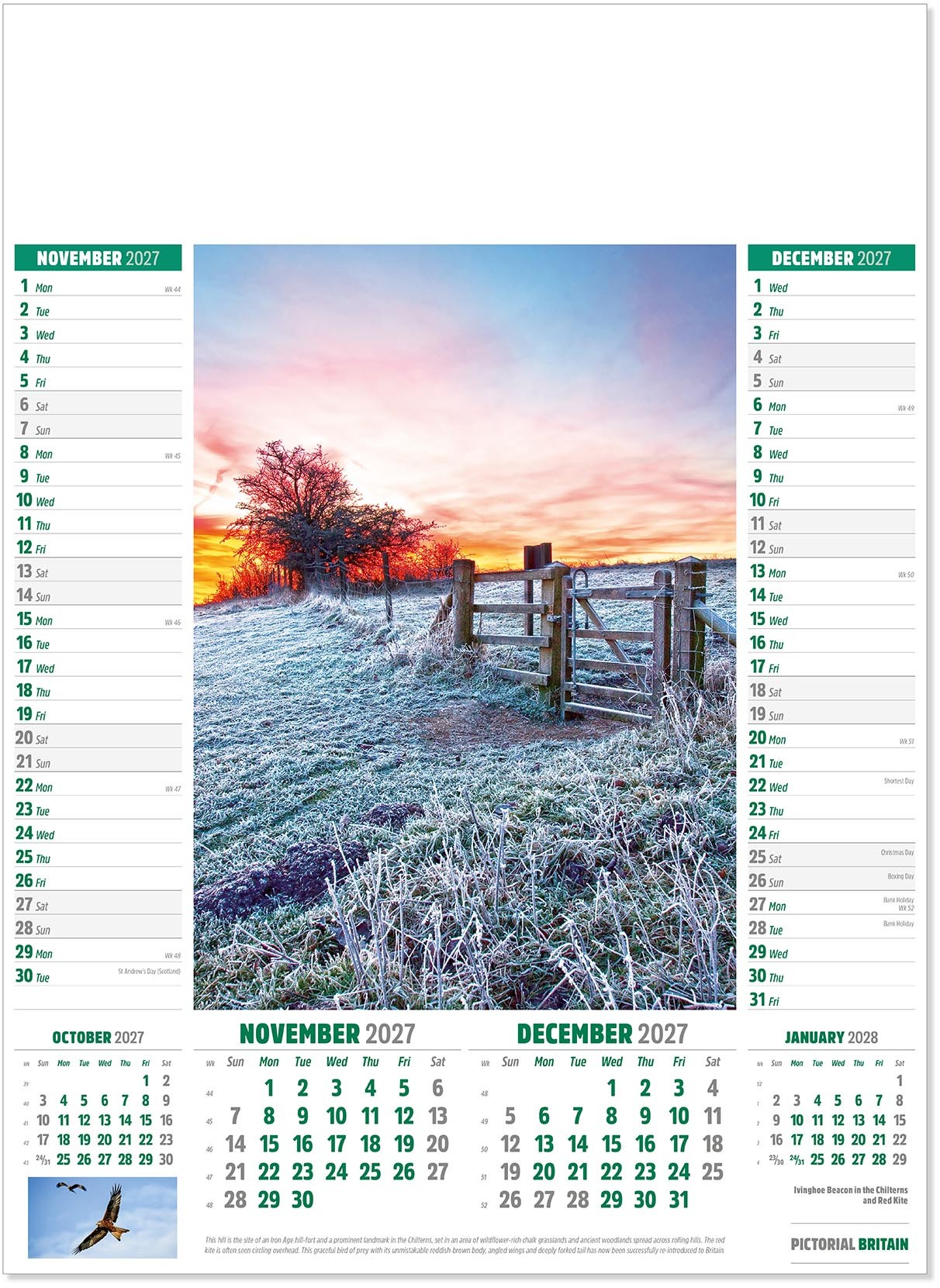 Pictorial Britain Calendar