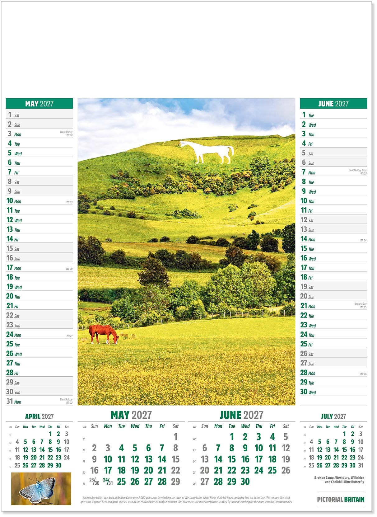 Pictorial Britain Calendar