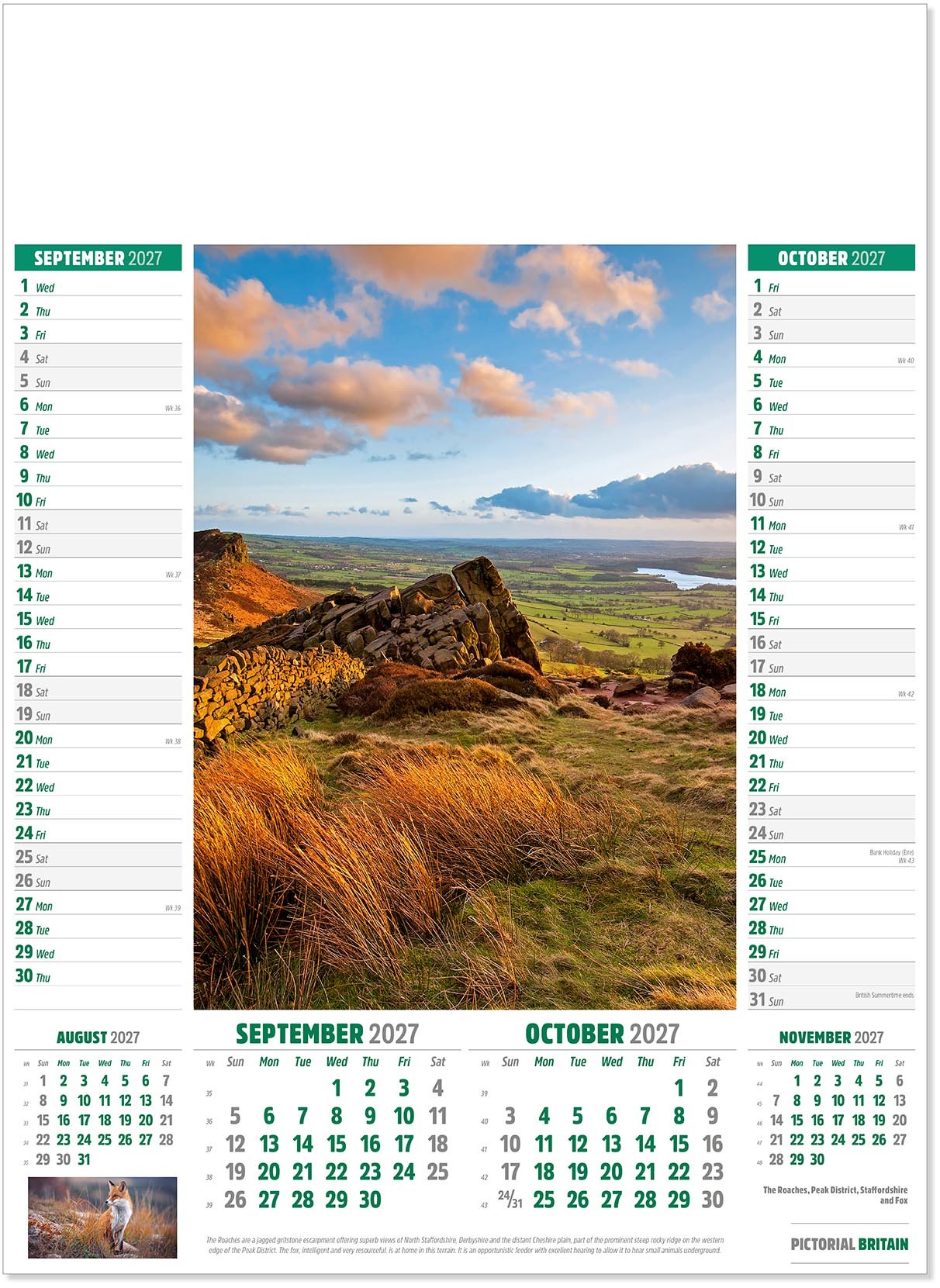 Pictorial Britain Calendar