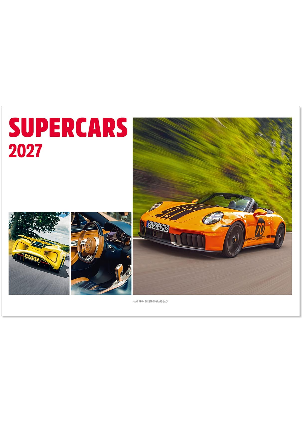 Supercars Postage Saver Calendar