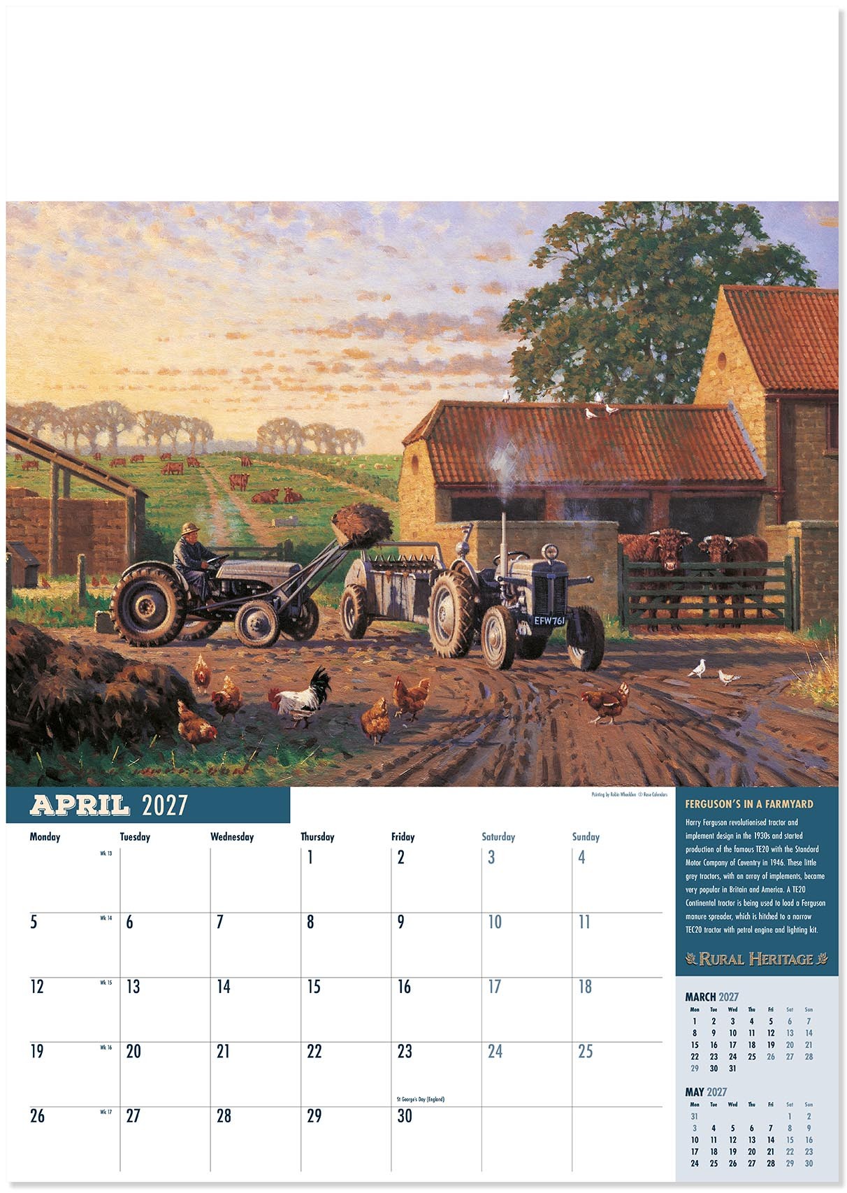 Rural Heritage Calendar