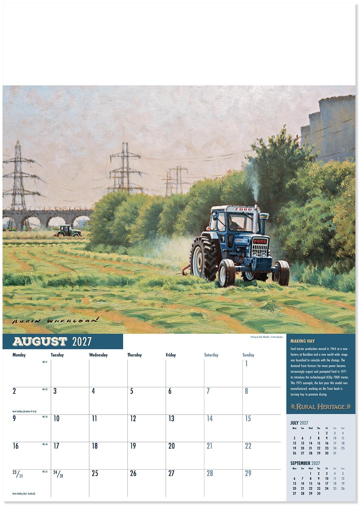 Rural Heritage Calendar