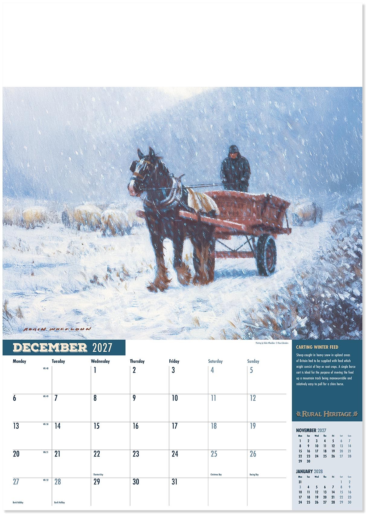 Rural Heritage Calendar