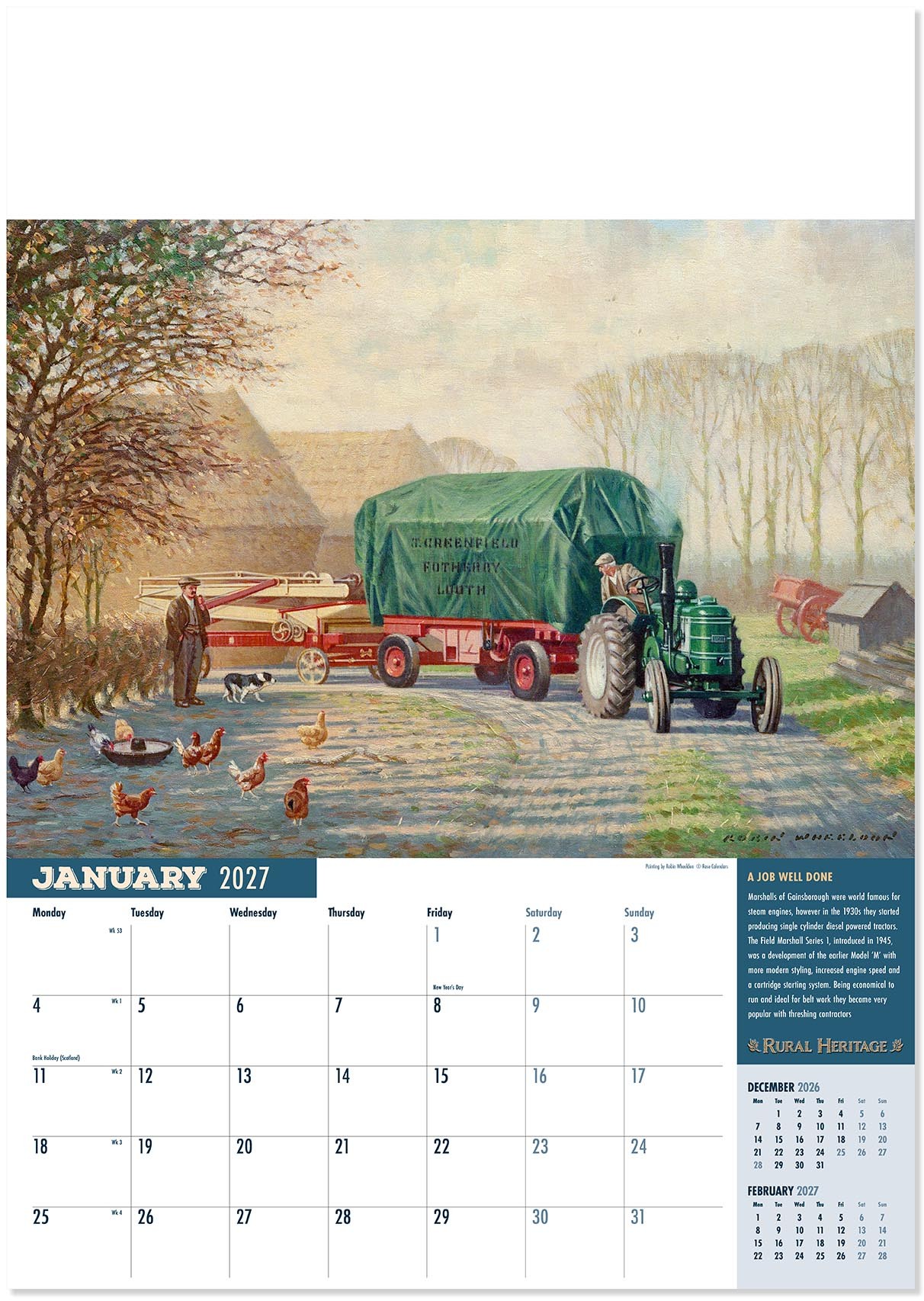 Rural Heritage Calendar