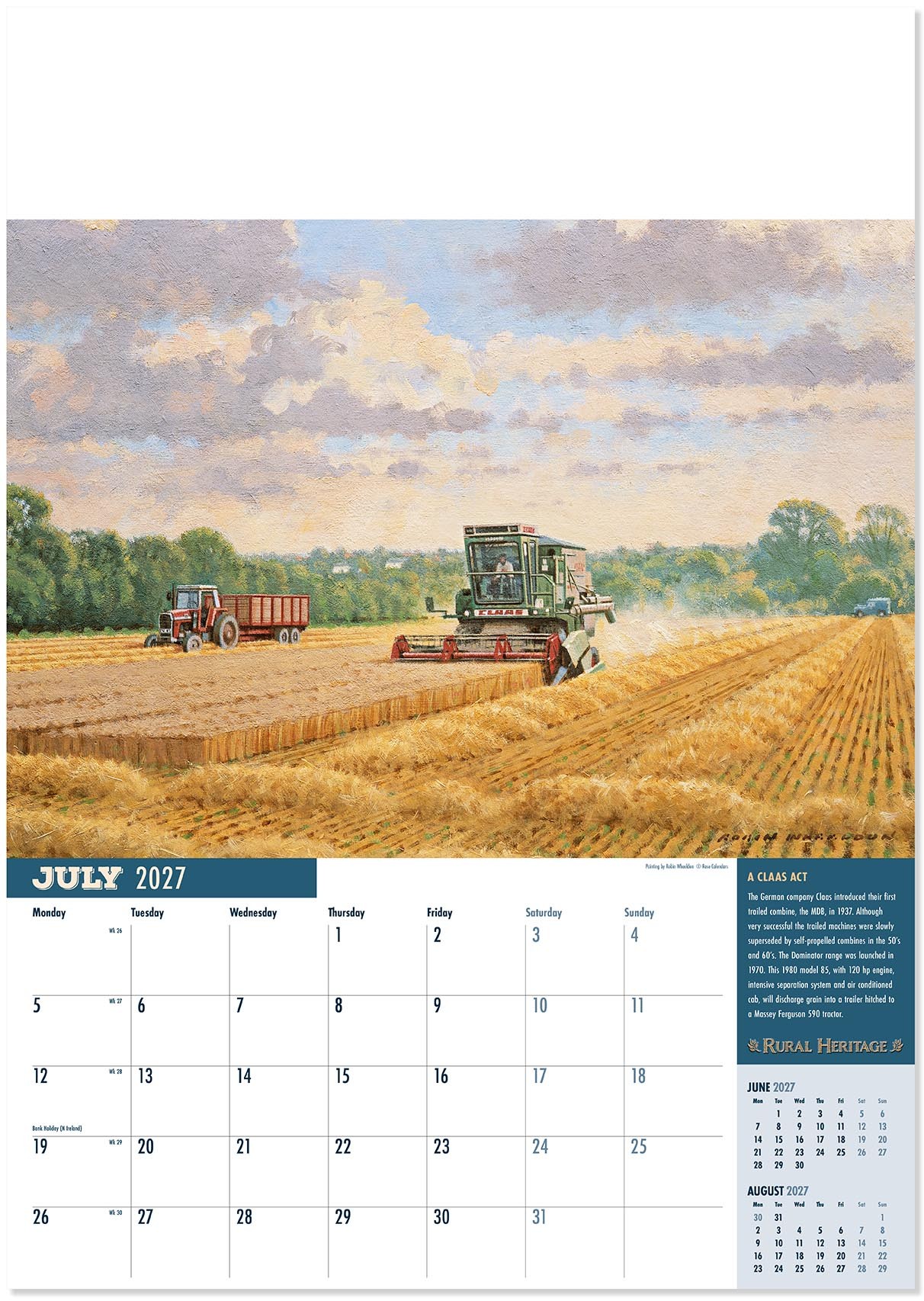 Rural Heritage Calendar