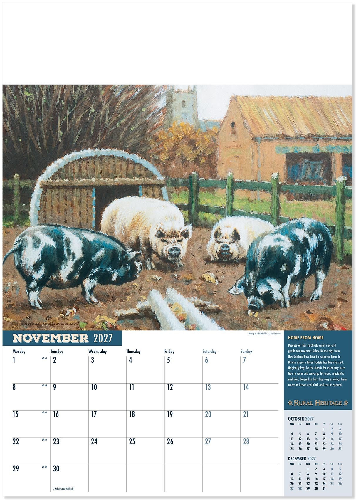 Rural Heritage Calendar
