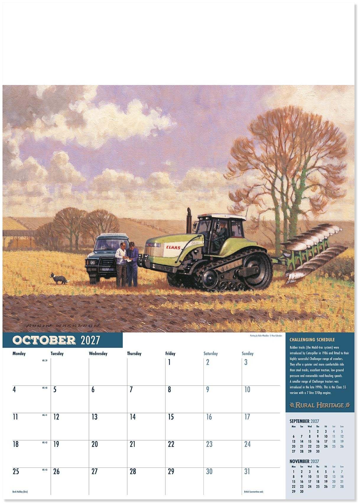Rural Heritage Calendar