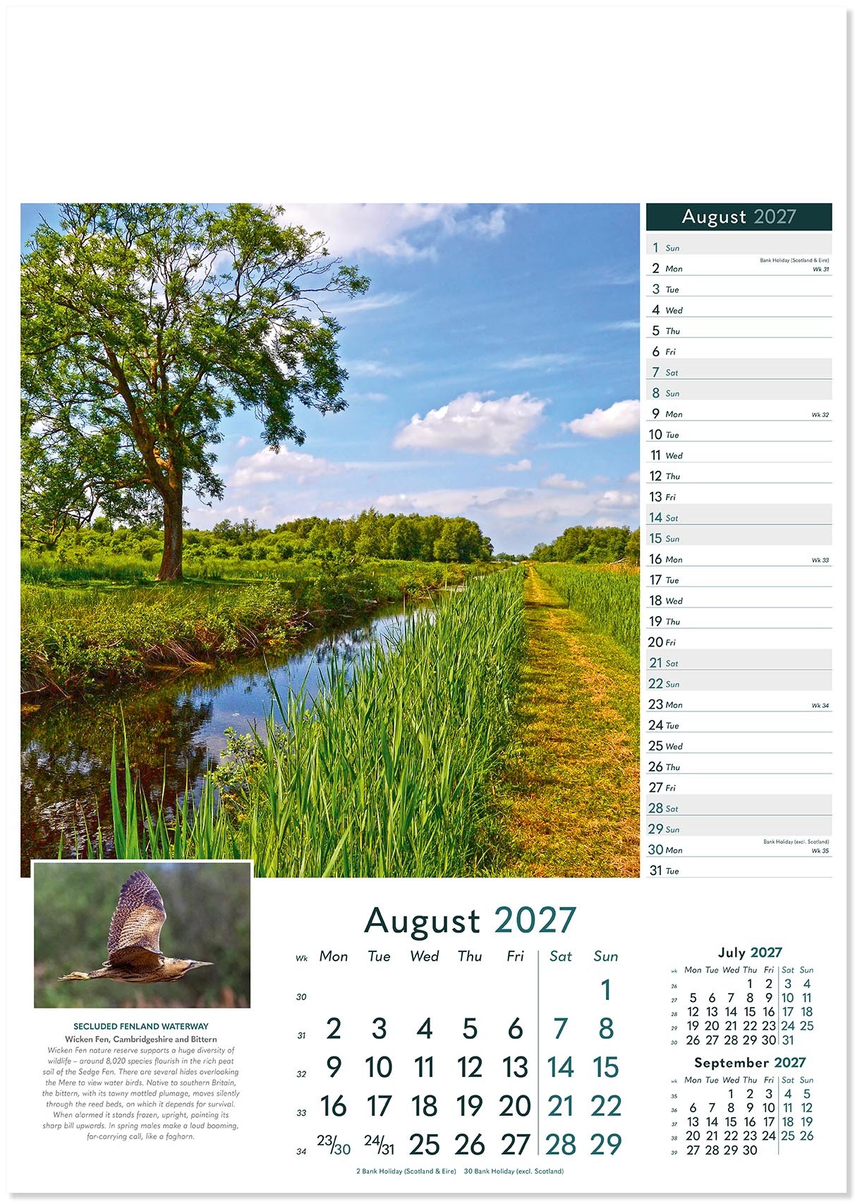 Rural Britain Wall Calendar