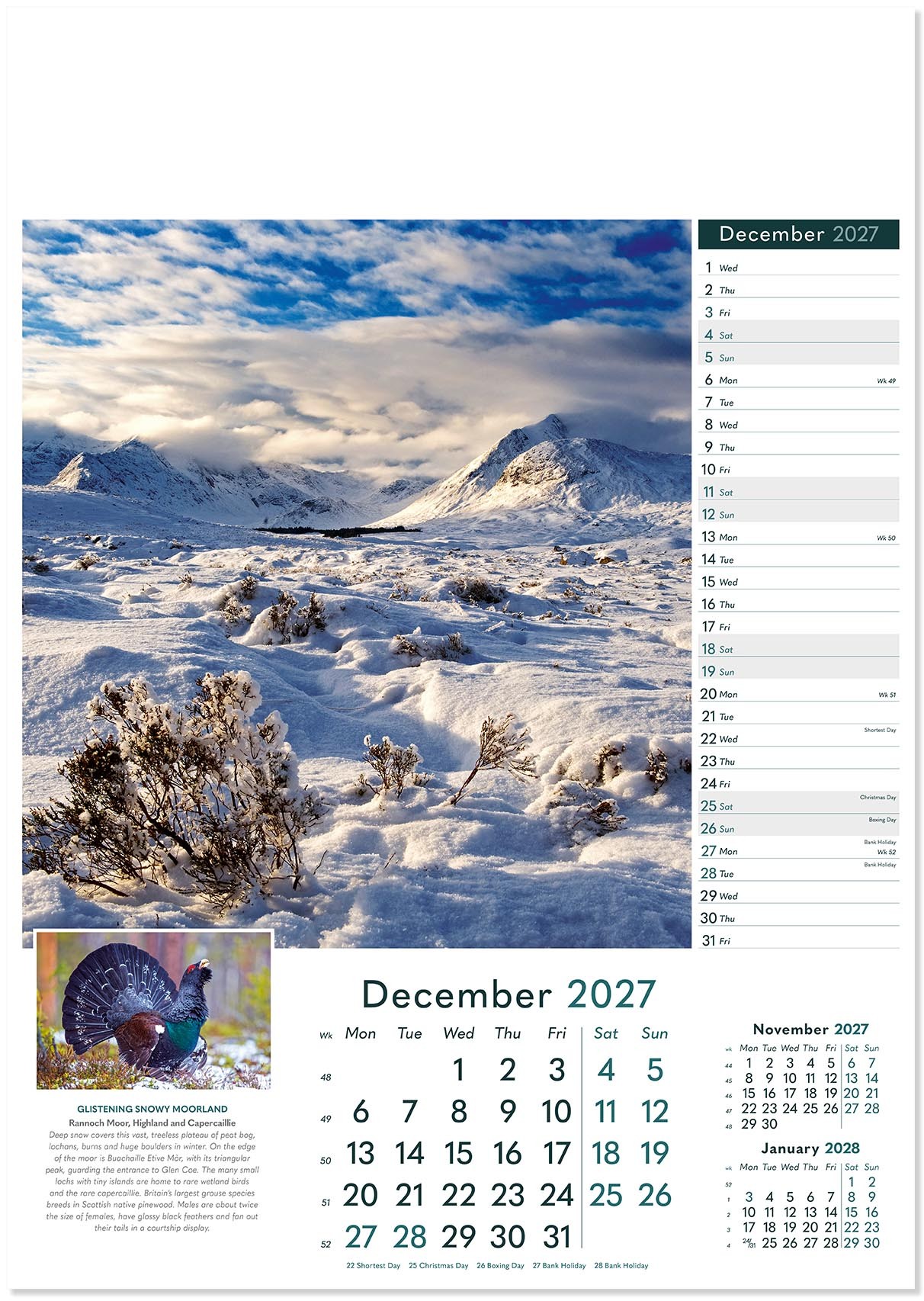Rural Britain Wall Calendar