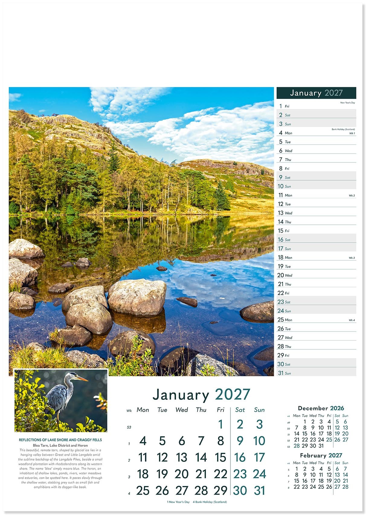 Rural Britain Wall Calendar