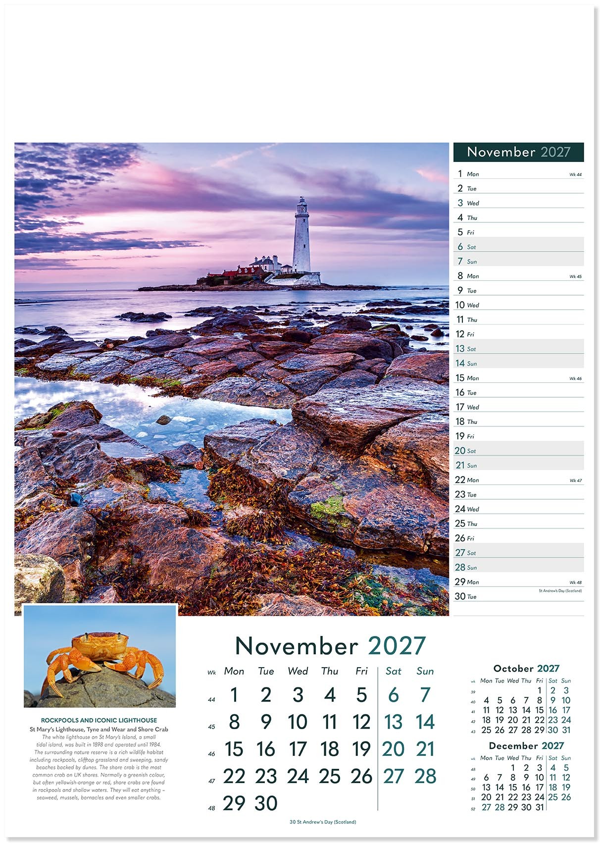 Rural Britain Wall Calendar