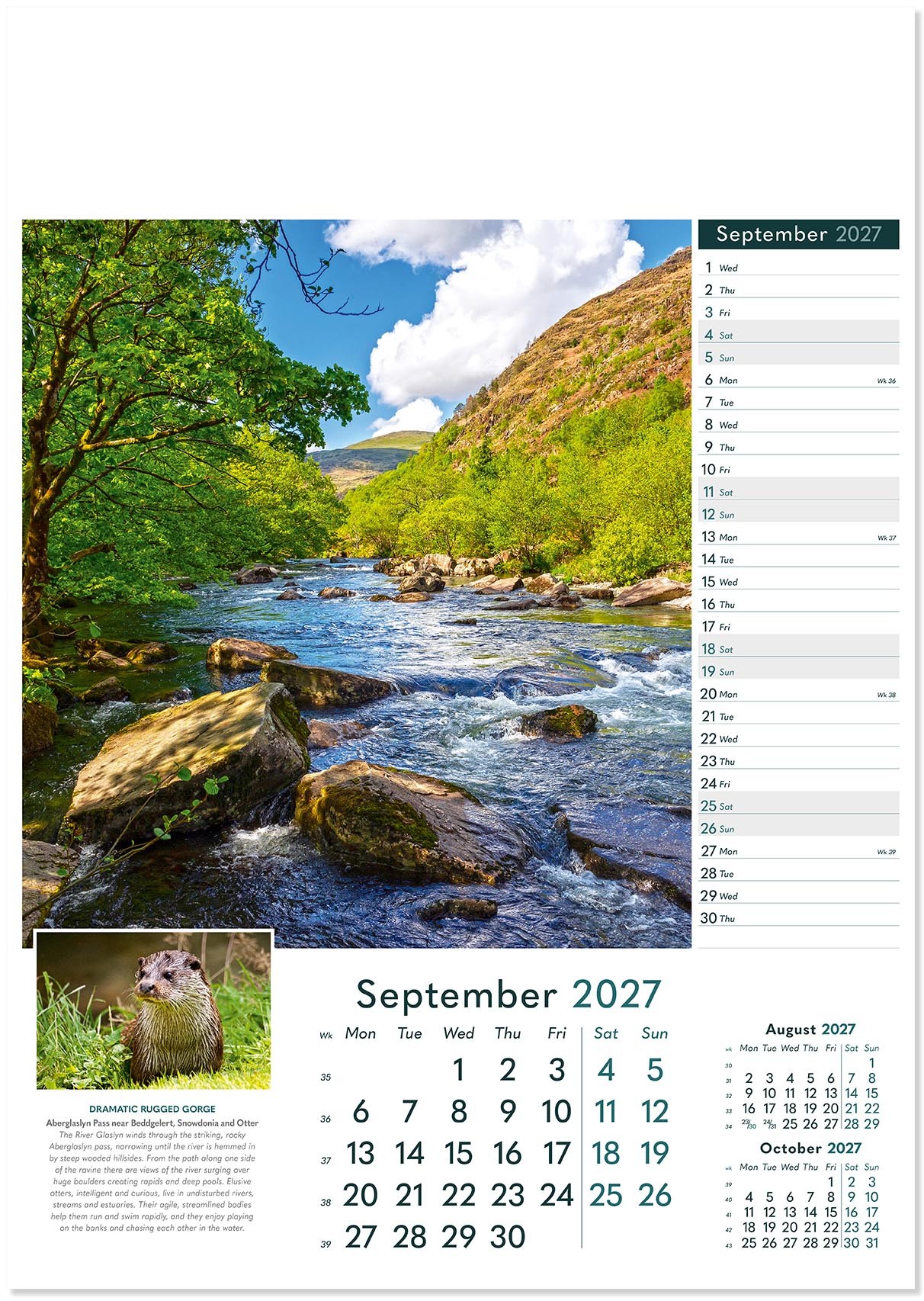Rural Britain Wall Calendar