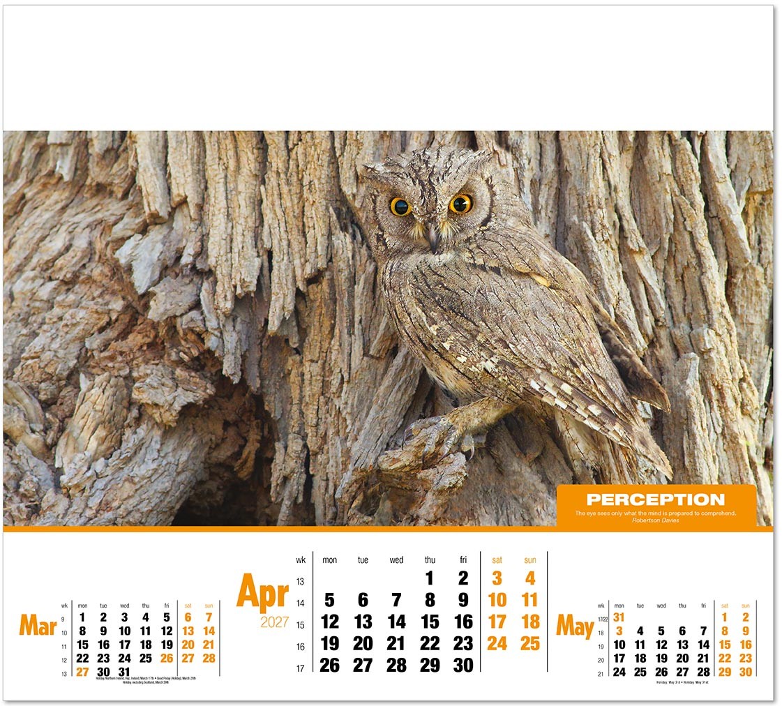 Ethos Wall Calendar