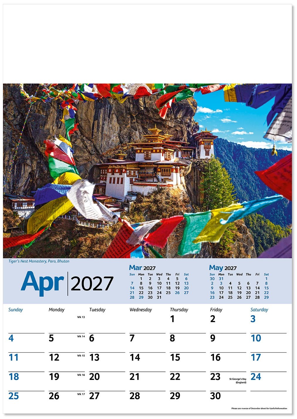 Scenic World Wall Calendar