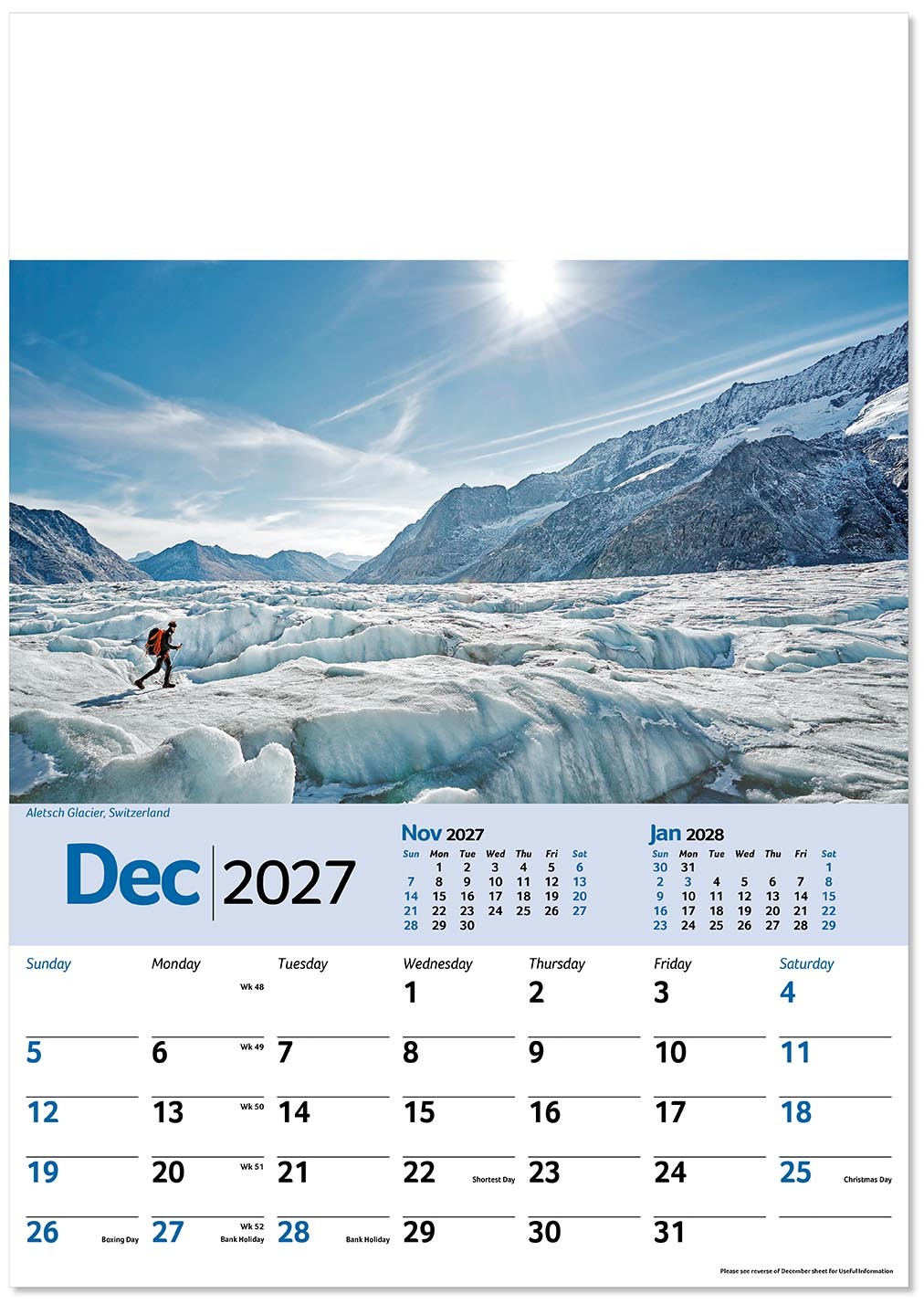 Scenic World Wall Calendar
