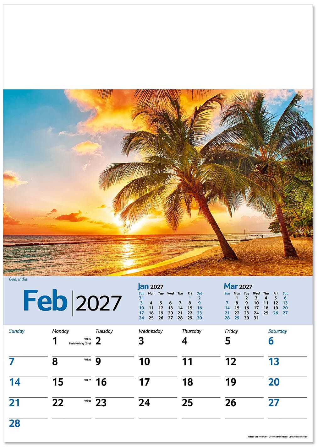Scenic World Wall Calendar