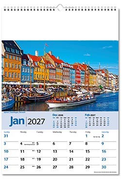 Scenic World Wall Calendar