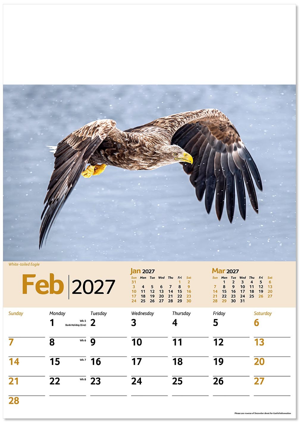 Wildlife Memo Calendar