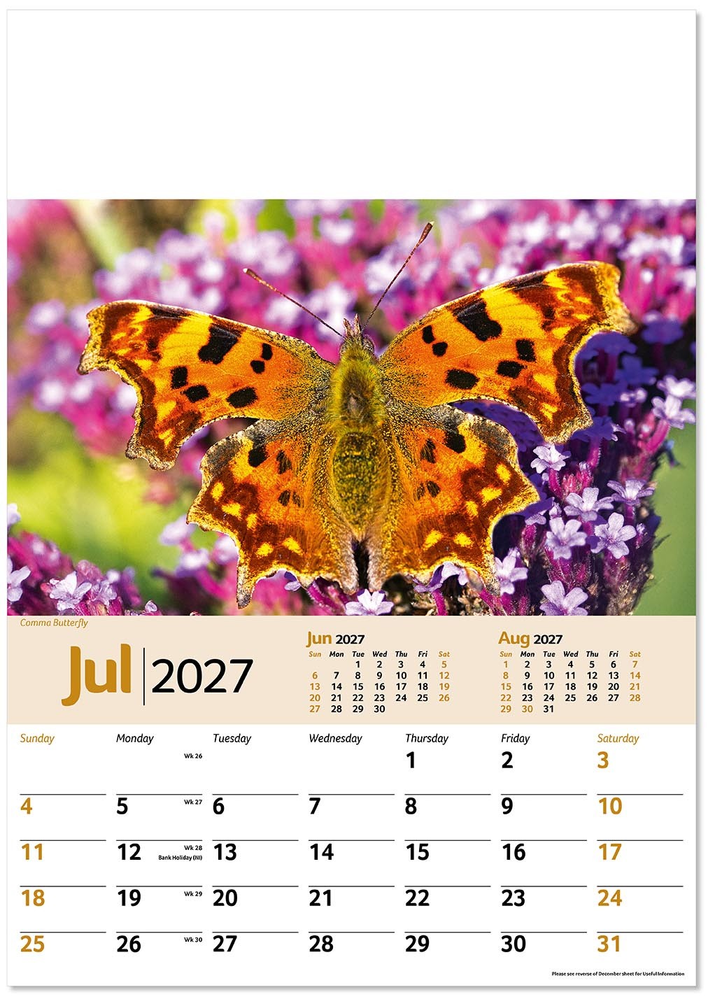 Wildlife Memo Calendar