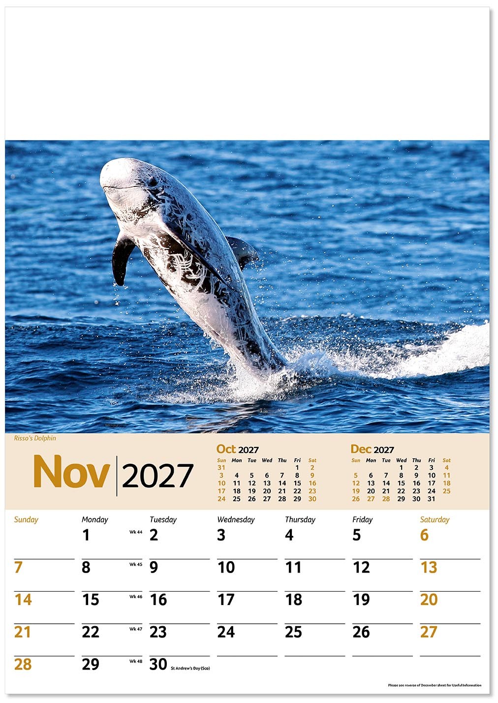 Wildlife Memo Calendar